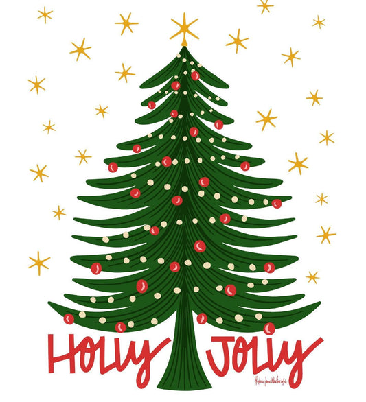 Holly Jolly Christmas Paint By Numbers By Rebecca Jane Woolbright