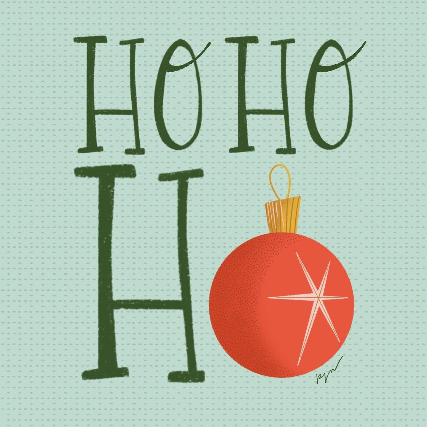 Ho Ho Ho Christmas Paint By Numbers By Rebecca Jane Woolbright