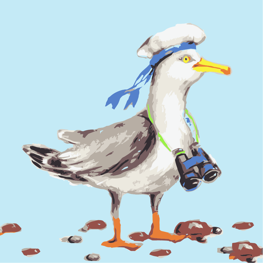 Sailor Bird - Mini Paint by Numbers Kit