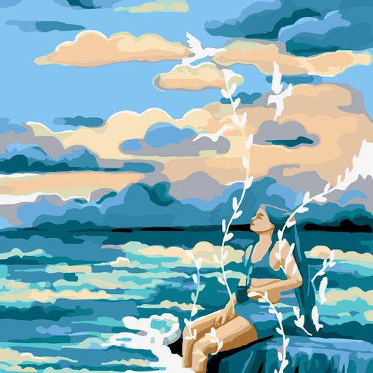 Water And Me - Mini Paint by Numbers Kit