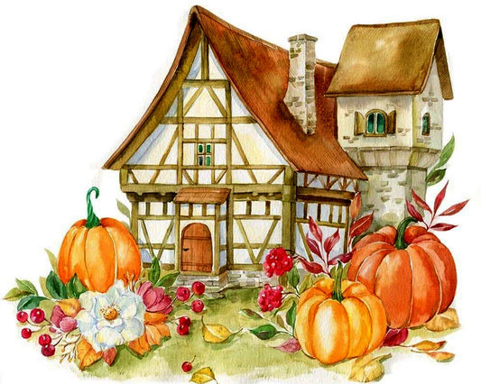 Pumpinks And The House By Daria Smirnovva