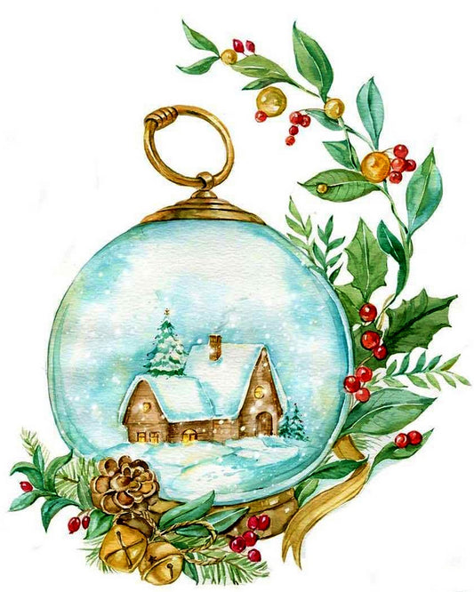 Christmas Globe By Daria Smirnovva