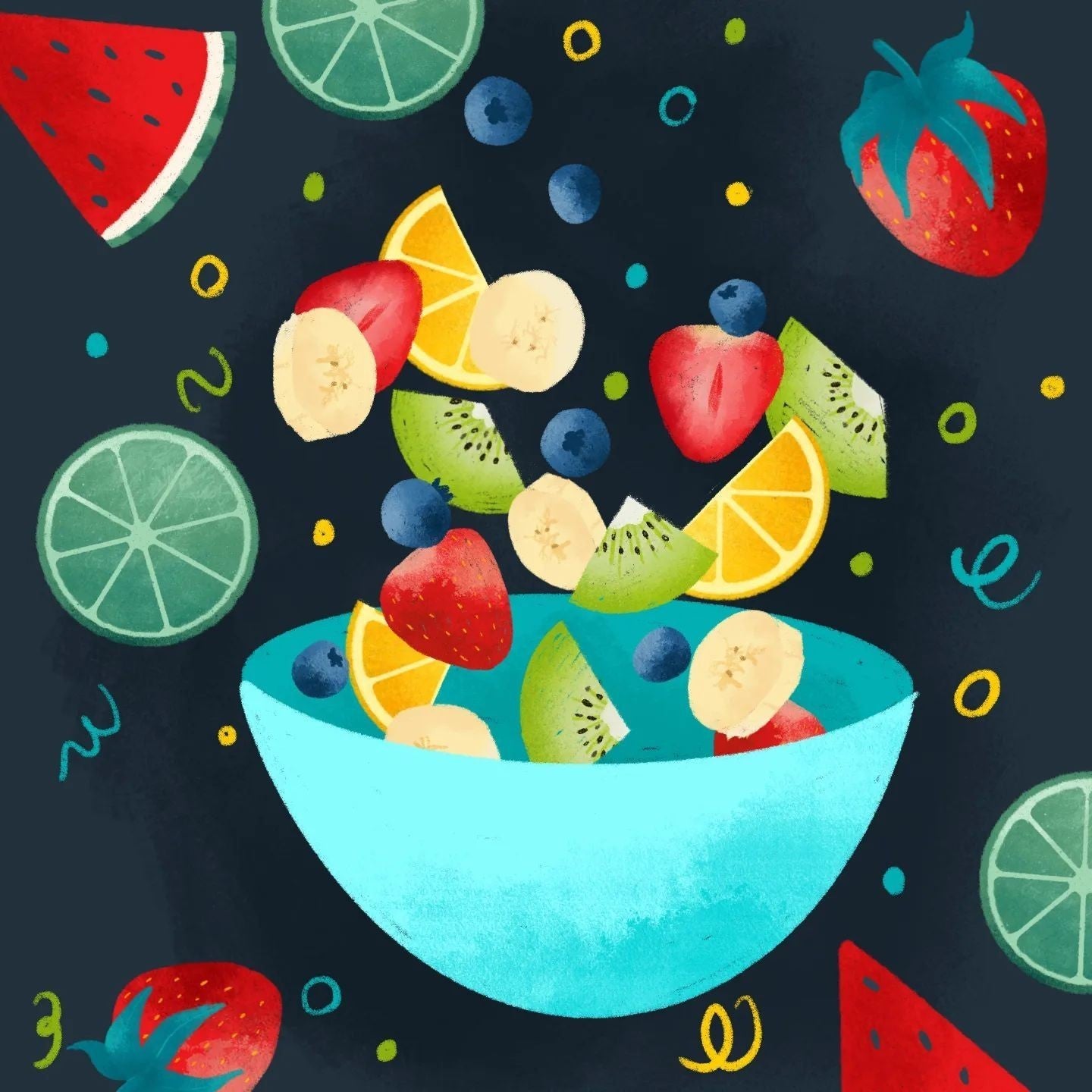 Fruit Salad By Justyna Filipiak