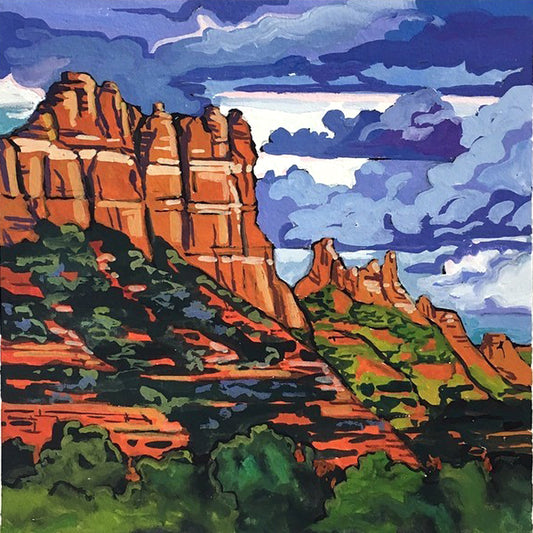 Mini Paint by Numbers Kit  - 25x25 cm