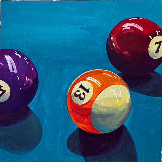 Mini Paint by Numbers Kit  - 25x25 cm