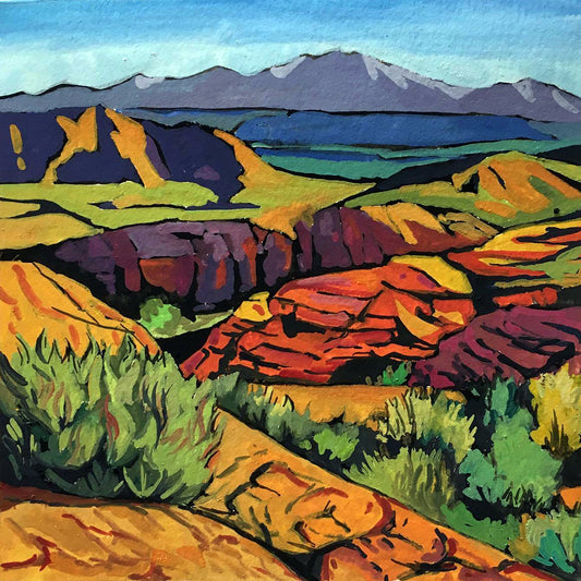 Mini Paint by Numbers Kit  - 25x25 cm