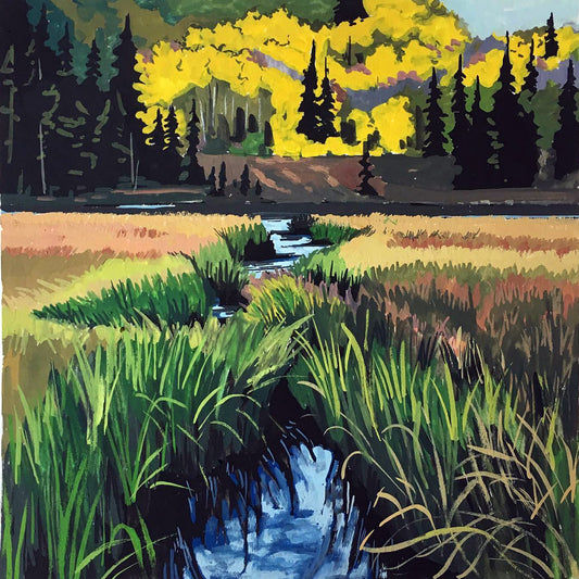 Mini Paint by Numbers Kit  - 25x25 cm