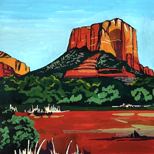 Mini Paint by Numbers Kit  - 25x25 cm