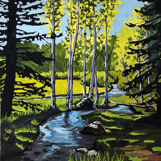Mini Paint by Numbers Kit  - 25x25 cm