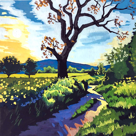 Mini Paint by Numbers Kit  - 25x25 cm