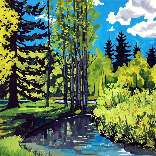 Mini Paint by Numbers Kit  - 25x25 cm