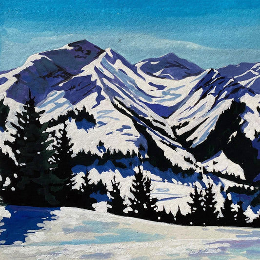 Mini Paint by Numbers Kit  - 25x25 cm