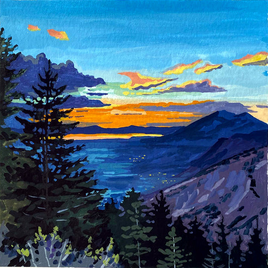 Mini Paint by Numbers Kit  - 25x25 cm