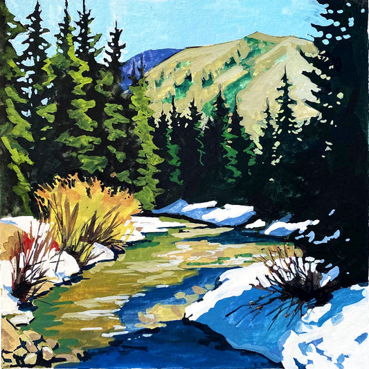 Mini Paint by Numbers Kit  - 25x25 cm