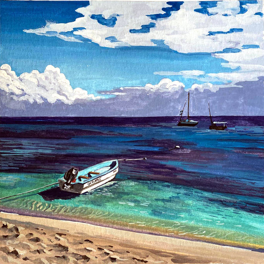 Mini Paint by Numbers Kit  - 25x25 cm