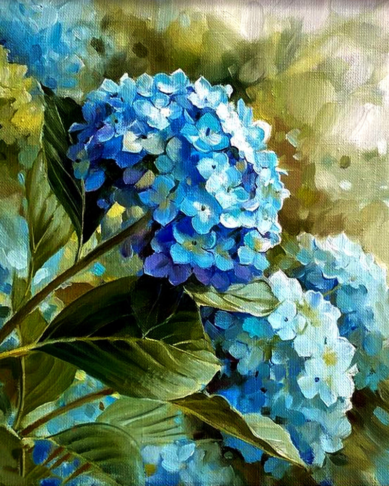 Blue Hydrangea By Natasha Golovina