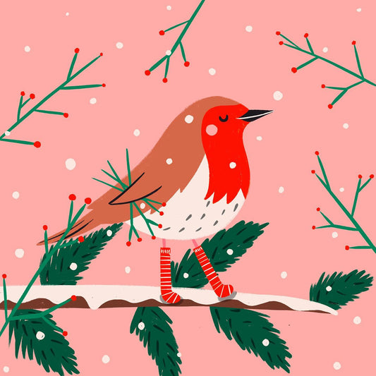 Christmas Robin By Nat Ellis