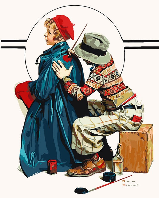 Shes My Baby By Norman Rockwell