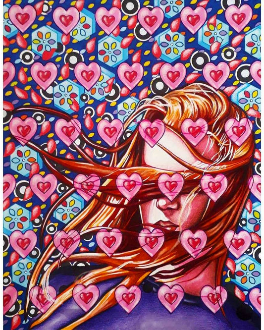 Hearts Pixels By Okiana Mikeli