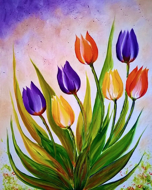 Beautiful Tulips By Paulina Ponsford