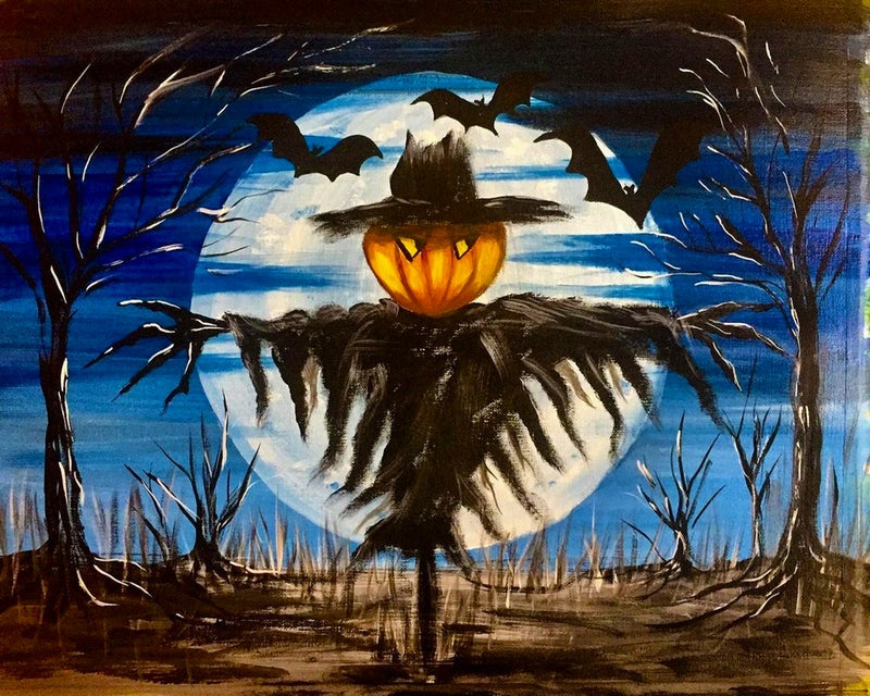 Halloween Night - The Scarecrow By Paulina Ponsford