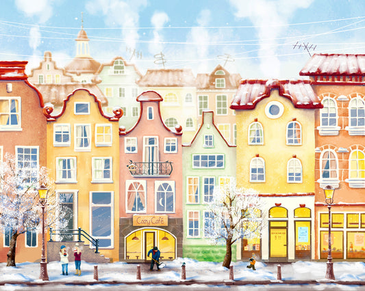 City In Winters By Nina Podlesnyak (36 colors)