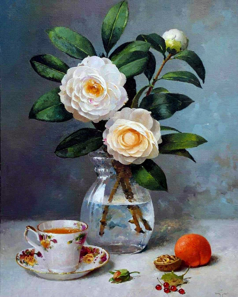 White camellia By Sergey Khamalyan