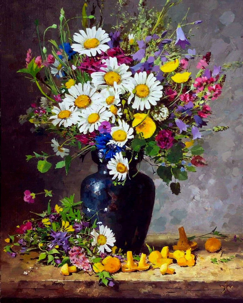 Wildflowers and chanterelles By Sergey Khamalyan