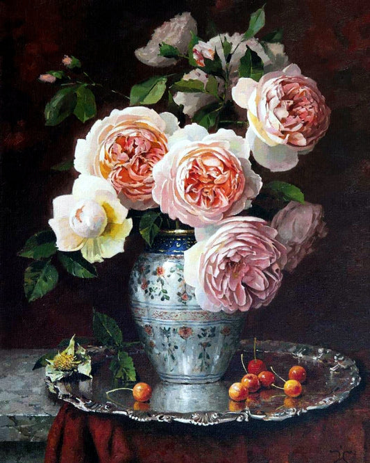Beautiful English Roses By Sergey Khamalyan