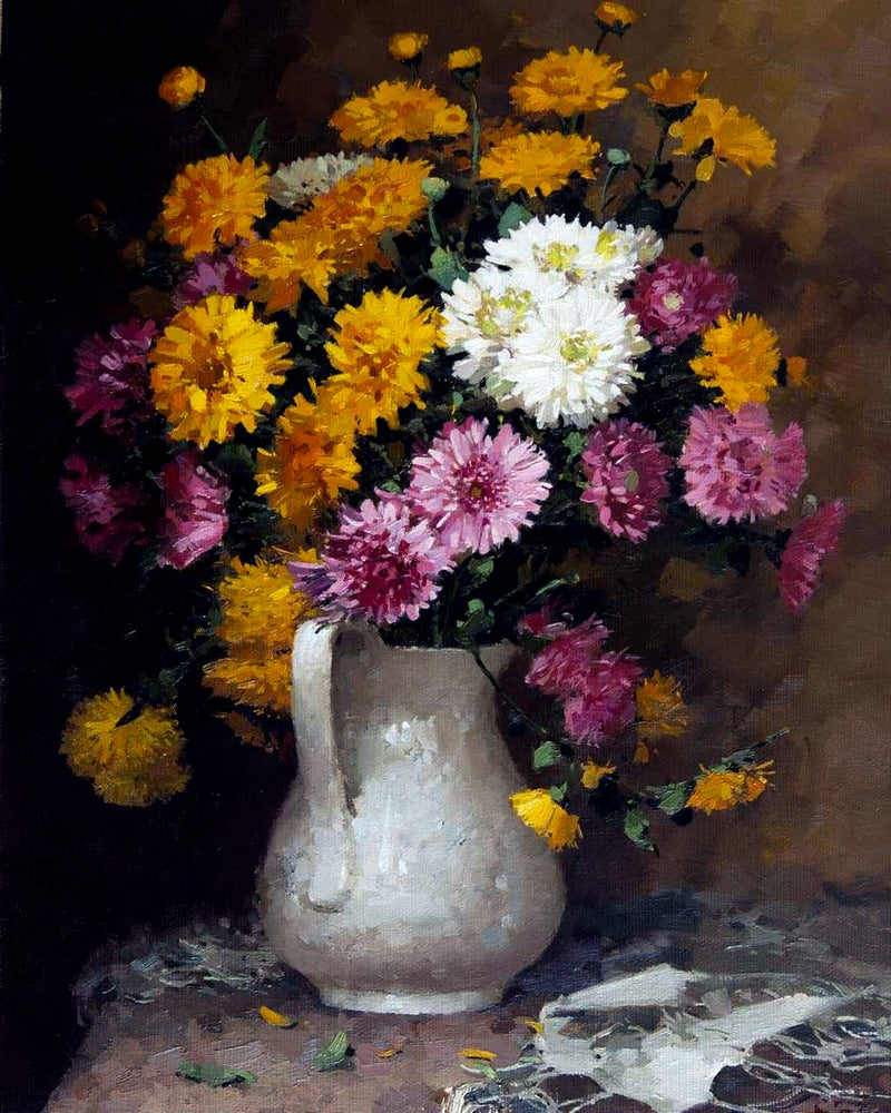 Chrysanthemums By Sergey Khamalyan