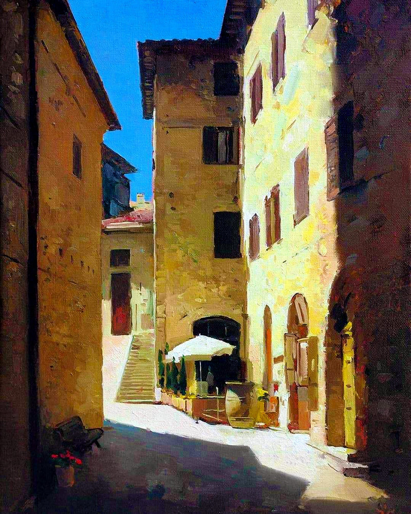 A street in Tuscany By Sergey Khamalyan