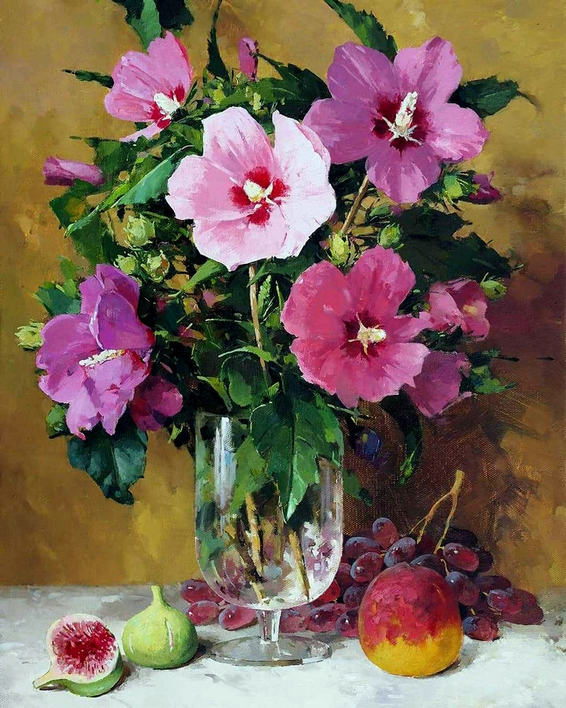 Fruit and Chinese Rose By Sergey Khamalyan