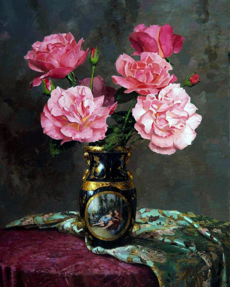 Pink Roses By Sergey Khamalyan