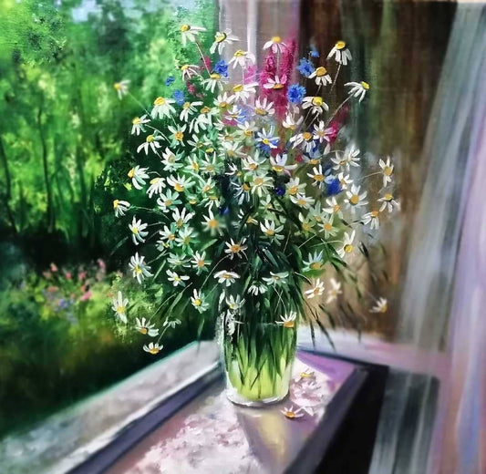 Bouquet of Field Daisies By Tamara Maslenik
