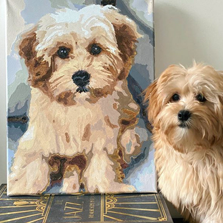 Paint by best sale numbers dog portrait