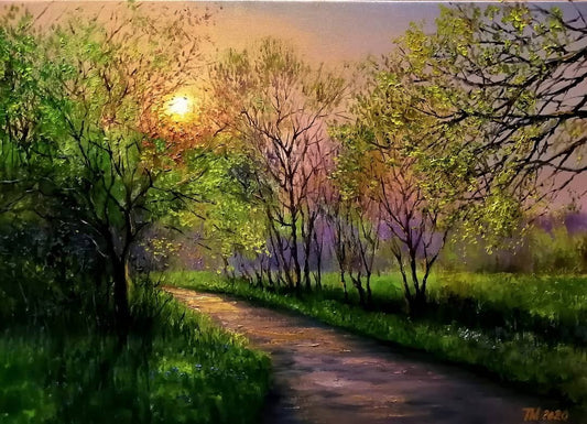 Spring Evening By Tamara Maslenik