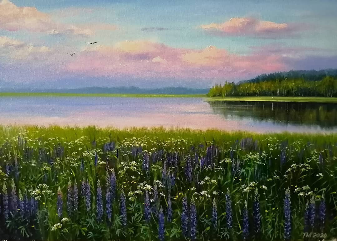 Summer On The Lake By Tamara Maslenik