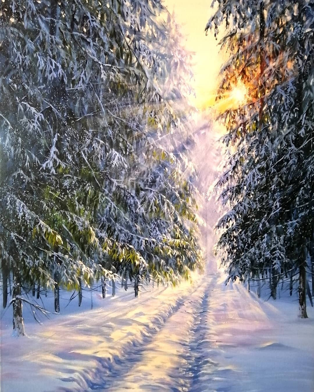 Sunny Winter By Tamara Maslenik